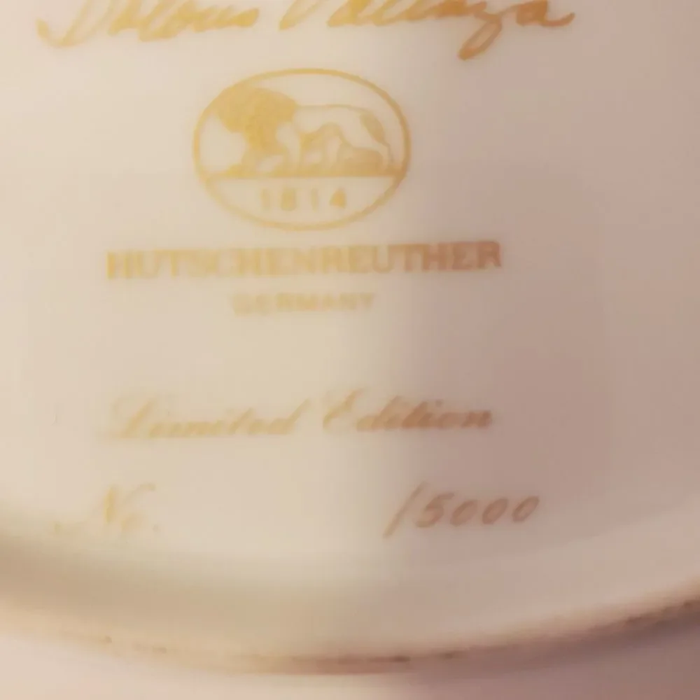 HUTSCHENREUTHER #255 Wall Plate W/BOX Princess STARBRIGHT Dolores Valenza